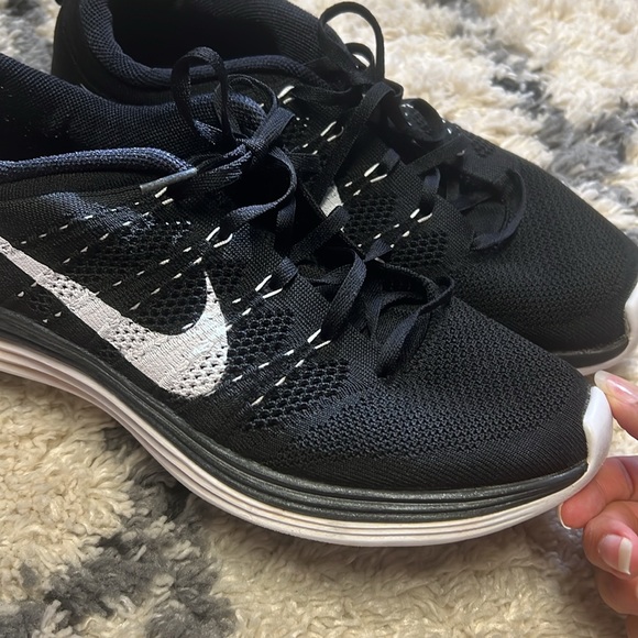 Black Nike FlyKnit Lunar1 size 9.5 - Picture 4 of 13